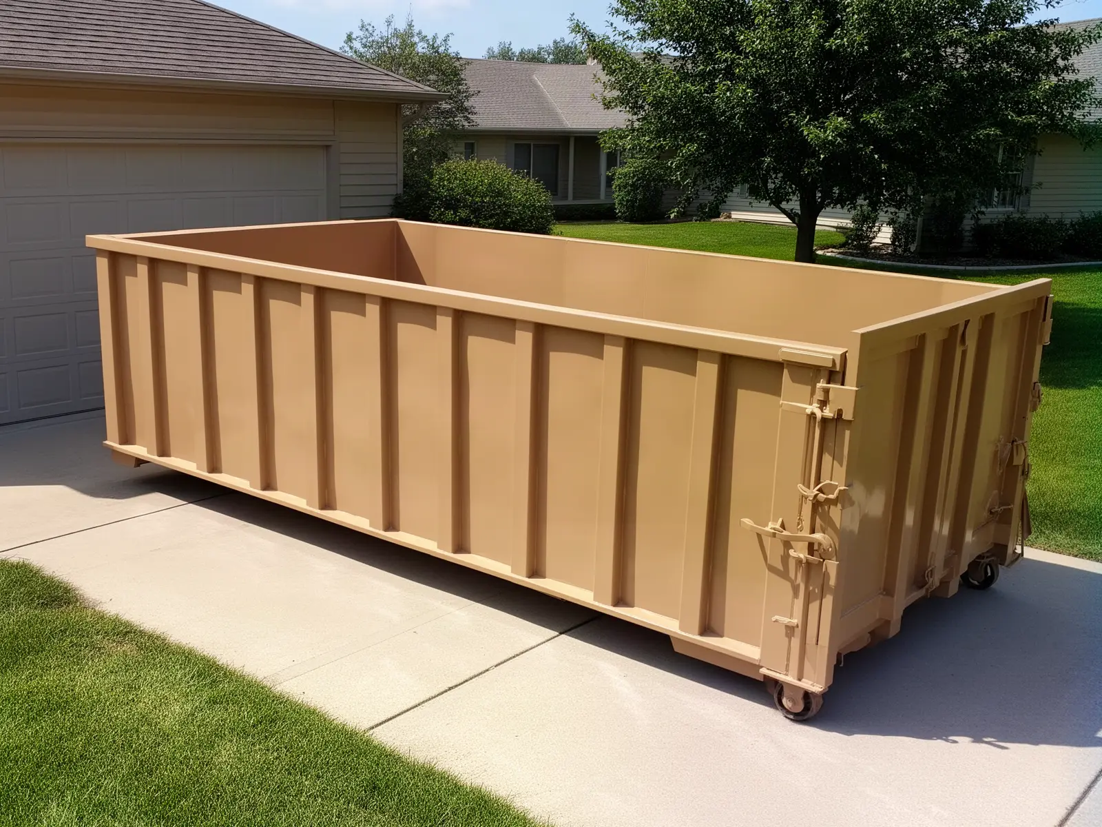 Roll-off dumpster from Hartbury Fork Dumpster Rental in Lincoln, NE